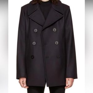 Saint Laurent classic navy peacoat